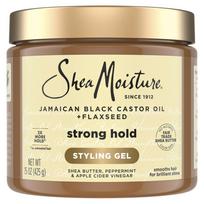 Shea Moisture Jamaican Black Castor Oil + Flaxseed Strong Hold Styling Gel 425g 1 pcs beige