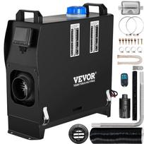 VEVOR 5-8KW Dyzelinis oro šildytuvas, Dyzelinis stovėjimo šildytuvas, Viskas viename 12V Sunkvežimio šildytuvas, Viena išleidimo anga, su juodu LCD jungikliu, Greitai šildantis dyzelinis šildytuvas