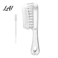 Scalp Oil Applicator Comb Hair Comb Refillable Applicator Leak Proof Care Accessories Dispenser Massaging for Men Women Dispenser rožinė