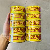 Dongwon aštraus čili tuno skardinės 100g x 10 skardinių brown