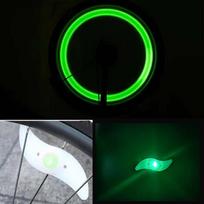 Bike Wheel Spoke Light Tire Lights 3 Mode Led Waterproof Bike Safety Warning Easy To Install Bicycle Accessories With Battery A720