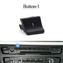 Automobilio prietaisų skydelio konsolės radijo CD grotuvo jungiklio mygtuko dangtelis BMW 3 serijai M3 M4 F20 F21 F22 F23 F30 F32 F35 F34 F36 F45 Button-5 gray