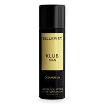 Vyriškas kvepiantis dezodorantas Klubo (150 ml), Klub Man Deo Parfum, Bella Vita black