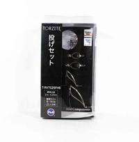 Fuji T-RVTG Size 25FH6 Rod Guide Torzite Titanium Frame Set (5811) black