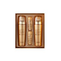 TONYMOLY Intensyvios priežiūros auksinis 24K sraigių odos priežiūros rinkinys Tonikas 140 ml + Emulsija 140 ml beige