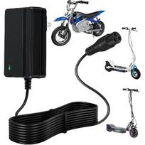 Skustuvo įkroviklis skustuvui elektriniam paspirtukui MX350 purvo dviračiui E100 E175 E200 E200S E300 E300S E500 Pocket Mod Sports Mod Ir purvo keturratei Razor paspirtukui black