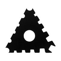 Clay Modeling Tool For Precise Edges Trimming Sturdy Plastic Construction Pottery Shaper for All Skill Level 1 black