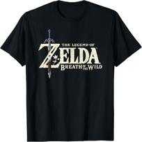 Nintendo Zelda Breath of the Wild Official Game Logo T-Shirt T-Shirt L įvairiaspalvis