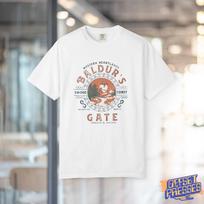 Baldur's Gate 3 Artwork 100% Cotton T-shirt Mens Tees Top | Video Game RPG Tee S gray