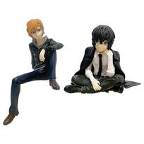 Bungo Stray Dogs Dazai Osamu 12cm Noodles Press Figure Japanese Anime Collectible Toy Cute Figurine In Stock black
