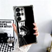 A-Attack On T-Titan Levi Plating Phone Case For Samsung Galaxy S24 S25 FE S26 Edge S23 Ultra S22 S21 Plus S20 Anti-Fall Airabag Samsung S25 Ultra