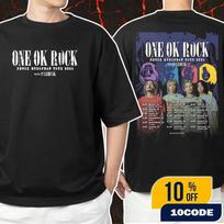 One OK Rock x Paledusk Detox European Tour 2026 Tour Dates Unisex T-Shirt Two Si M gray