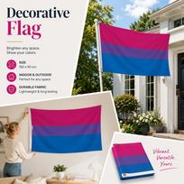 90x150cm Double-Sided Polyester Flag with Reinforced Edges and Metal Grommets for Outdoor Indoor Display Durable and Lightweight One Size