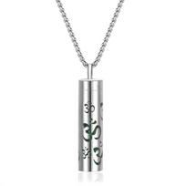Aroma Jewelry Aromatherapy Diffuser Necklace Locket Perfume Necklace  Jewelry Accessories 2 gray