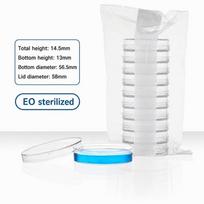 10Pcs/Set Plastic Disposable Petri Dish 35/60/70/90/100/120/150mm Sterile Petri Dish  Laboratory 60mm