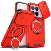 Capa for 17T Pro 15T 14T Pro Case for Mi 17T Cover Armor Slide Camera Ring Magnetic Stand Shockproof Phone Funda Xiaomi 14t violetinė