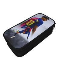 Lamine Y-Yamal Soccer 19 Pencil Cases Lovely Bags Student Large Storage Office Cosmetic Pencil Pouch 21x10.5x5cm gray