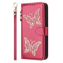 Wrist Strap Flip Leather Phone Case For Samsung Galaxy S26 FE Zipper Wallet Card Cover PTZBSFHDLL Galaxy S26 FE beige