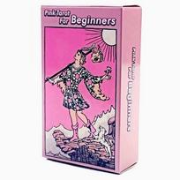 10,3*6 cm rožinė Taro kaladė 78 Taro kortos pradedantiesiems Rider-waite Taro sistemos kišenės dydis pink