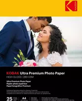 Kodak Glossy Premium Photo Paper -valokuvapaperi, A4
