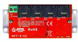 ATTE APT-4-11 PoE Switch 4 port 10/100Mbps, extender