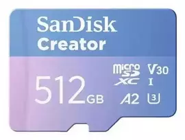 "CARD SanDisk Creator MicroSD 512GB"
