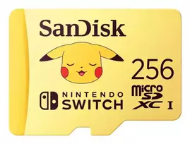SanDisk Pokémon Pikachu microSDXC -muistikortti, 256 Gt