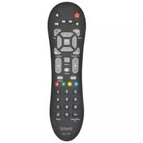 Savio RC-20 nuotolinio valdymo pultelis IR belaidis DTV, TV Spaudžiamieji mygtukai