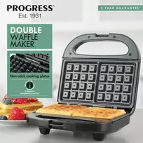 EK5852PVDE Double Waffle Maker