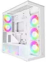 "Arctic Xtender (White) transparent window with GPU vertical mount"
