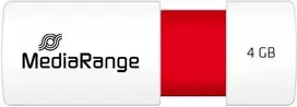 "STICK MediaRange USB-Stick 4GB USB 2.0 Slider red"