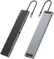 "CONCEPTRONIC 14-1 Dock USB-C->2xHDMI/DP/2xUSB-C/+ 18cm sw"