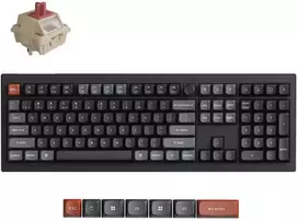 "Keychron Keychron V6 Ultra 8K 100% Bk RGB Red H"