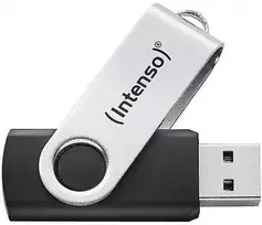 „STICK Intenso USB Stick Office Line 64GB USB 3.2 GEN 1X1 sidabrinis“