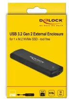 „Išorinis korpusas M.2 NVMe PCIe SSD su USB Type-C™ lizdu – nereikia įrankių“