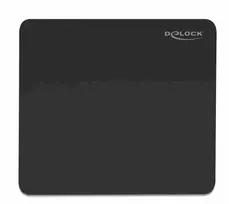 Juodas pelės kilimėlis 450 x 400 mm su „stiklo“ danga