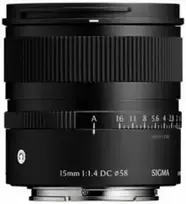 „Sigma“ 15 mm F1.4 DC Contemporary objektyvas, „Canon RF“