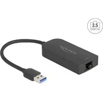 „Delock USB tipo A tinklo adapteris, 2,5 Gigabit LAN, 1 x RJ45, ASIX“