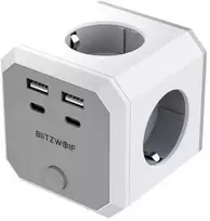 BlitzWolf BW-EC2 8-in-1 Power Cube (4xAC / 2 x USB-A / 2 x USB-C)