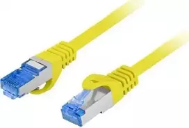 Patchcord S/FTP Cat.6A LSZH CCA 0.25m yellow