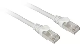 Network cable RJ45 SFTP Cat7a raw cable 0.5 m White
