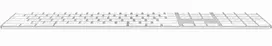 Magic Keyboard with Touch ID and Numeric Keypad DE White