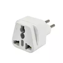 Charging adapter USA/ UK/ CN to EUR White