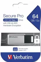64GB Secure Pro USB 3.2 Silver