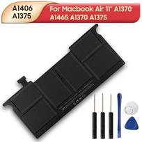 Įkraunama ličio baterija, skirta Macbook Air 11  A1370 2010 m. A1370 2011 m. A1465 2012 m. A1406 A1375 nešiojamojo kompiuterio baterija 4680mAh For Macbook Air 11" A1465 2012,A1370 2011