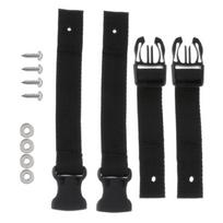Nylon Kayak Center Consoles Strap Hatches Lid Mount Fixing Webbing Nylon Tie Downs Enduring Quickly Release Moving Strap 1 gray