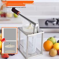 Manual Hand-Press Orange Juicer - Freshly Squeeze Your Citrus Fruits gray