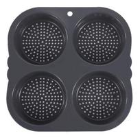 Hamburger Bun Pan Food Grade Heat-Resistant Dishwasher Safe Burger Mold Baking Pan Kitchen Accessories pilka