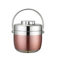 1.5L thermos food tray stainless steel 12-24 hours thermos vacuum lunch box thermos thermal insulation thermos gray