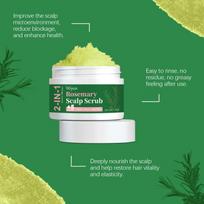 Gentle Exfoliating Scalp Scrub for Hair Growth Oil Control Cleansing Itchy Soothing Scalp Daily Routine one size white
